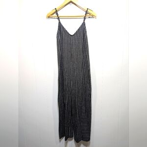 RVCA Pinstripe Jumpsuit Size Small Spaghetti Strap Lightweight Business‎ Casual